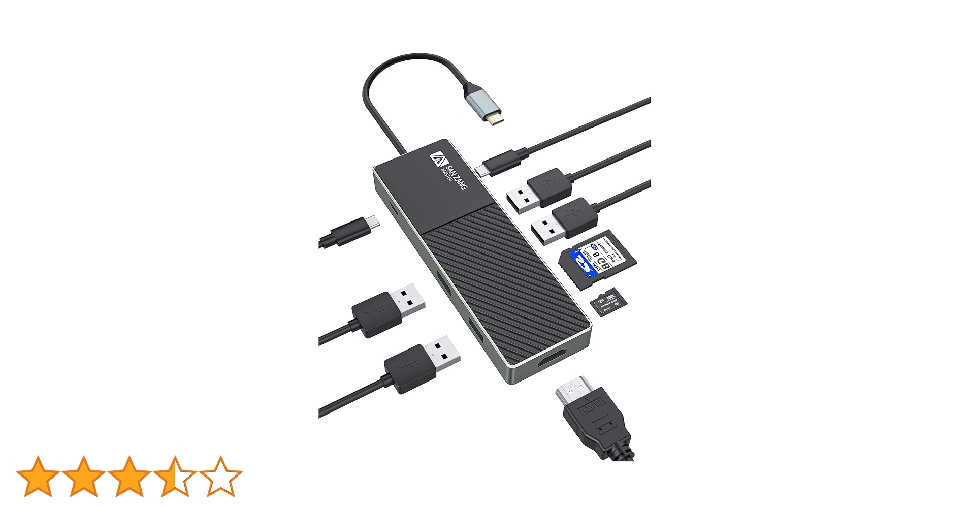 Amazon | SAN ZANG MASTER USB C ハブ ドッキングステーション Type C